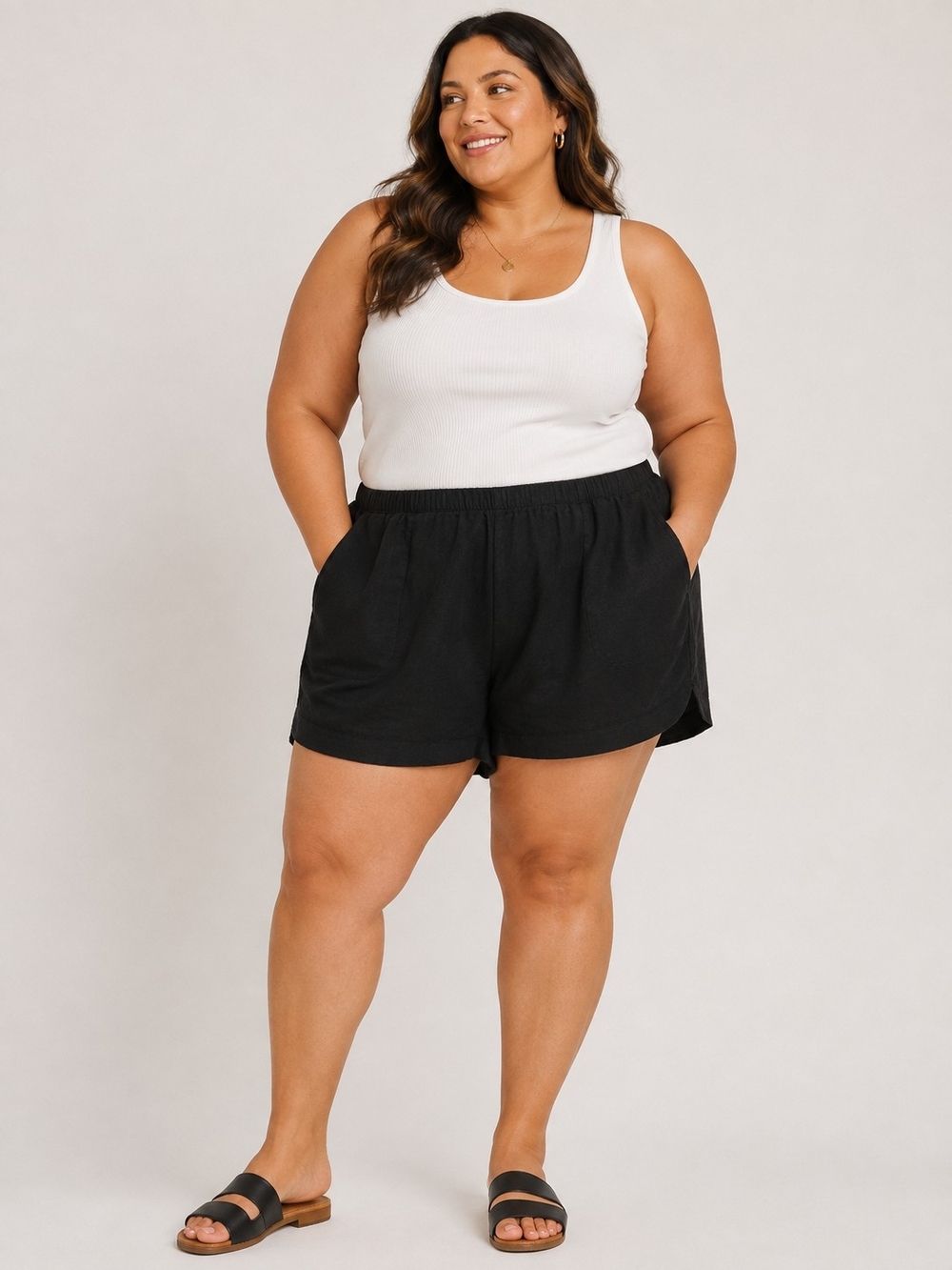 Target Women's Black Athletic Pull-On Shorts